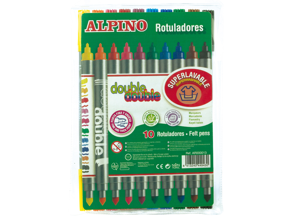 Marcador alpino double 10 unidades ( Imagem 2 de 4 ) - Preview