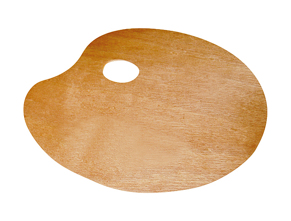 Paleta de madeira lidercolor oval para esquerdinos ( Imagem 2 de 2 ) - Preview