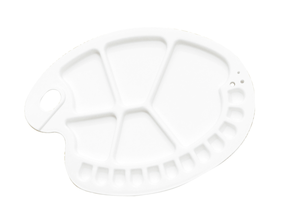 Paleta de plastico lidercolor com 17 compartimentos 3x35cm ( Imagem 2 de 2 ) - Preview