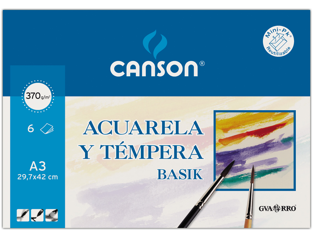 CANSON - PCK 6 FLS. PAPEL AGUARELAA3 ( Imagem 2 de 5 ) - Preview