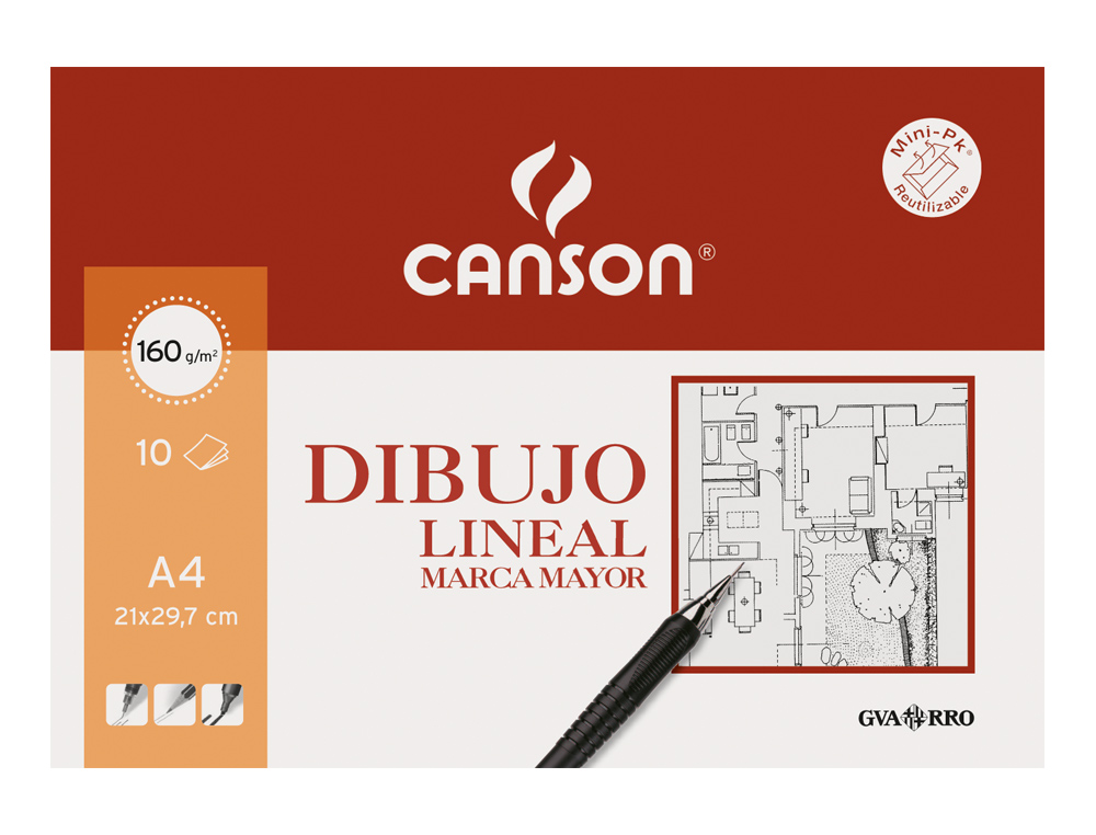 Papel de desenho marca mayor 160 gr din a4e m minipacks de 10 folhas ( Imagem 2 de 7 ) - Preview