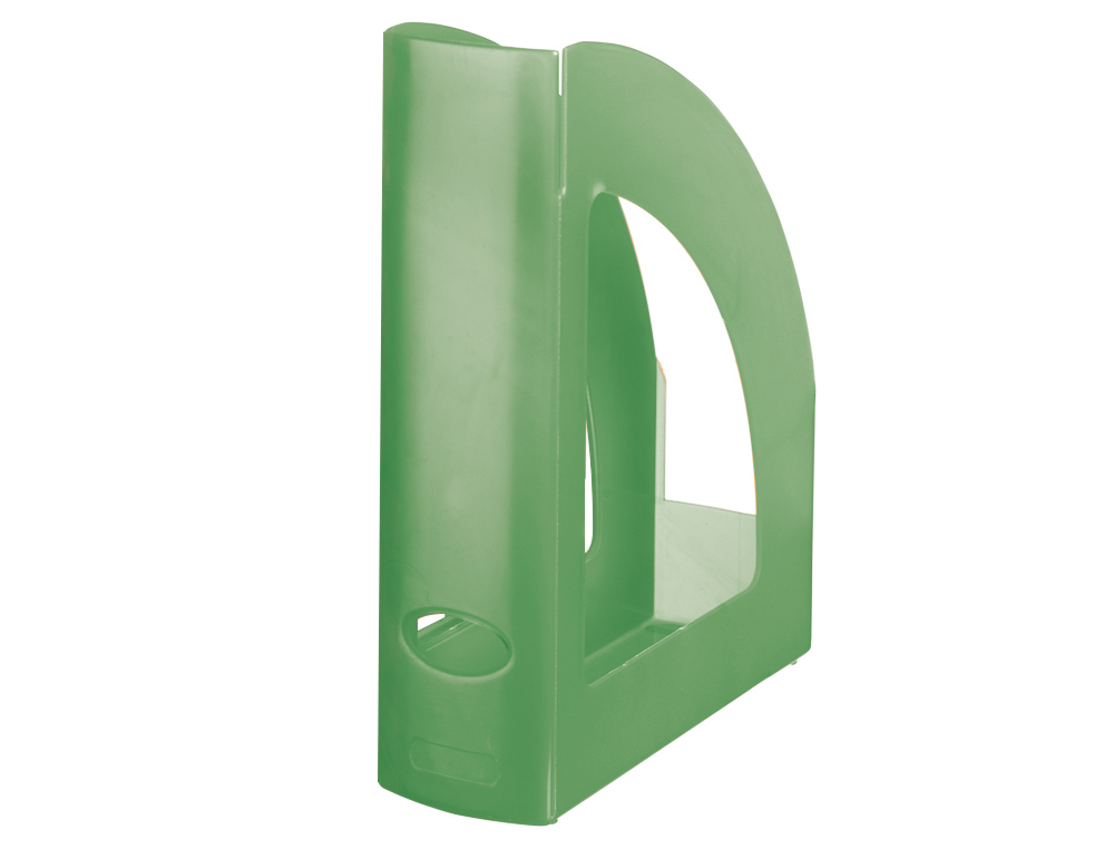 Porta revistas liderpapel plastico verde kiwi translucid ( Imagem 2 de 2 ) - Preview