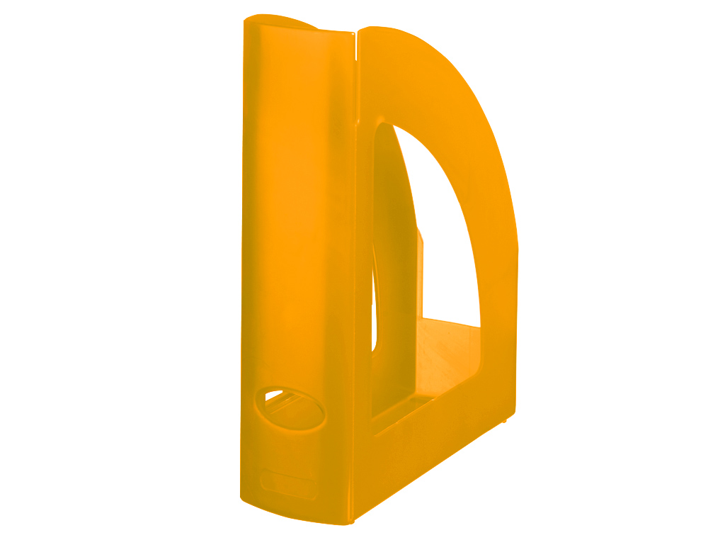 Porta revistas liderpapel plastico laranja translucido ( Imagem 2 de 2 ) - Preview