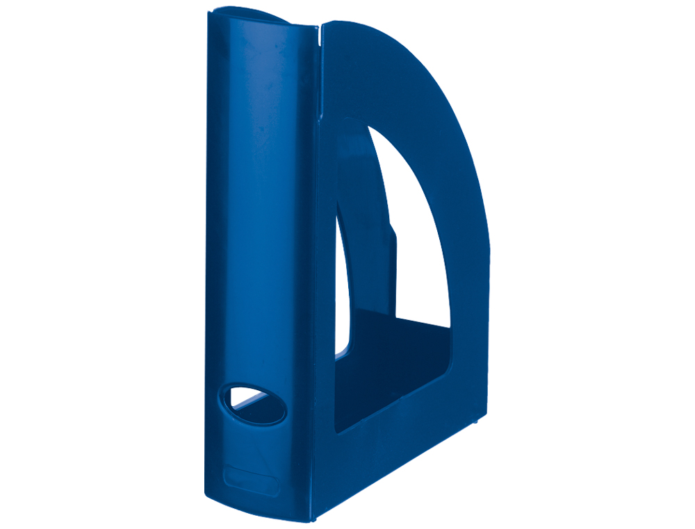 Porta revistas liderpapel plastico azul opaco ( Imagem 2 de 2 ) - Preview
