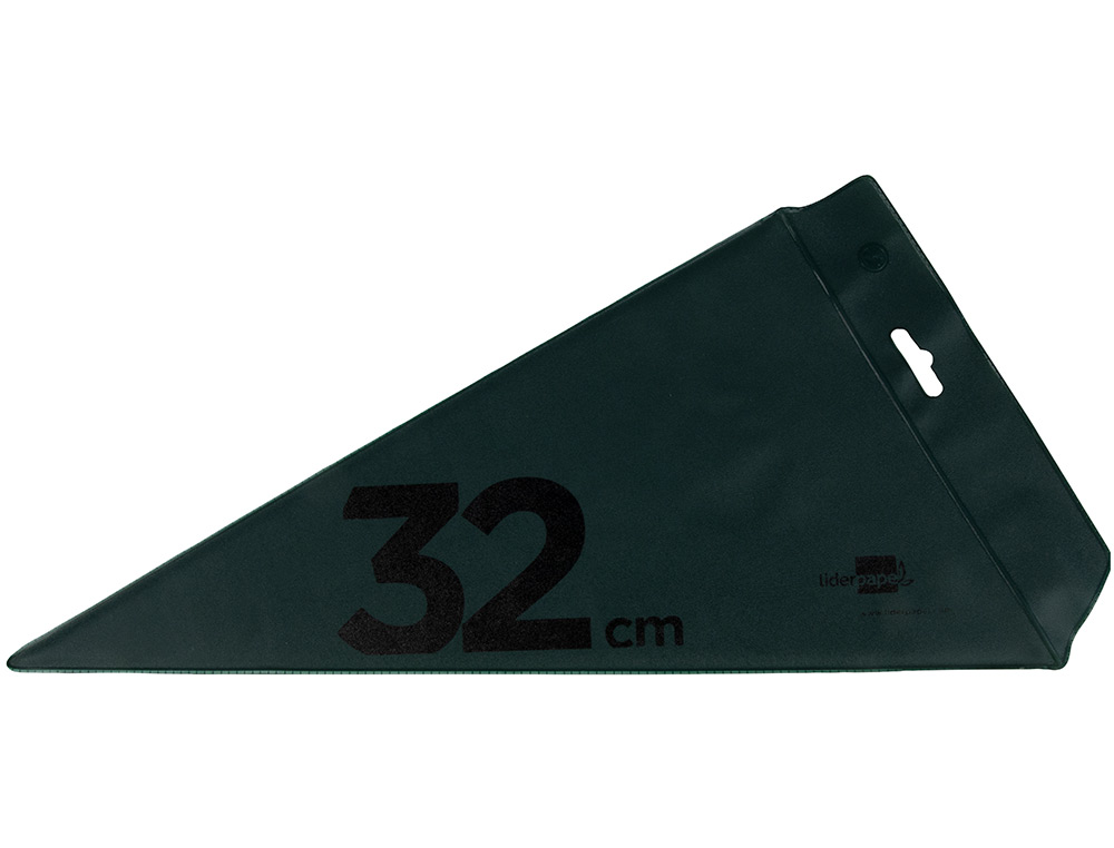 Esquadro liderpapel 32 cm plastico verde ( Imagem 4 de 11 ) - Preview