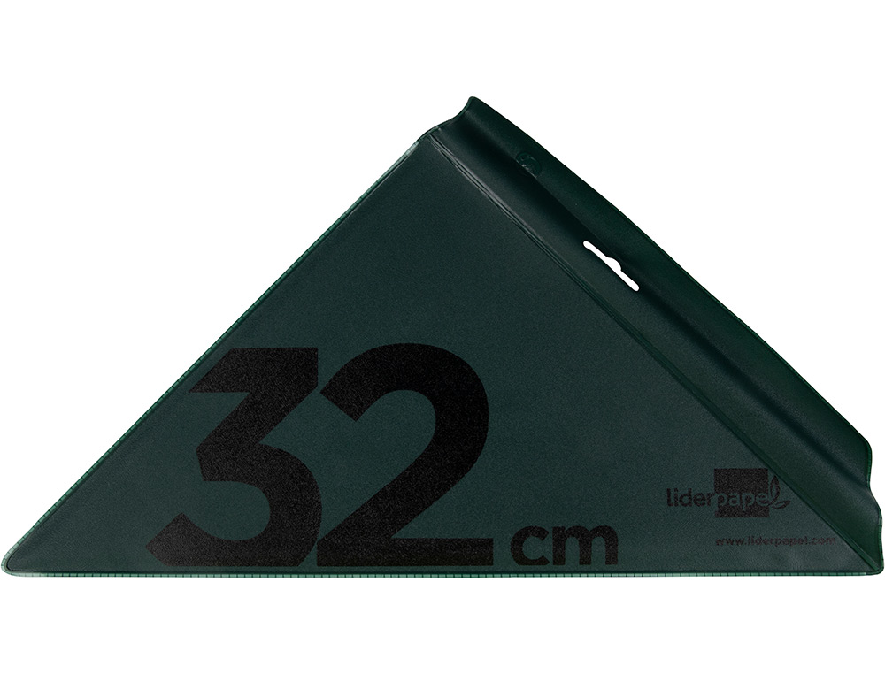 Esquadro liderpapel 32 cm plastico verde ( Imagem 3 de 6 ) - Preview