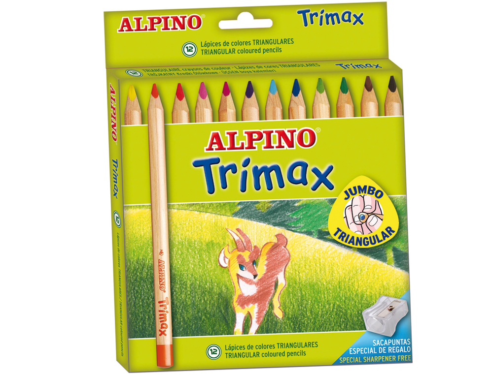 Lapis de cores trimax alpino. 12 unidades ( Imagem 2 de 2 ) - Preview