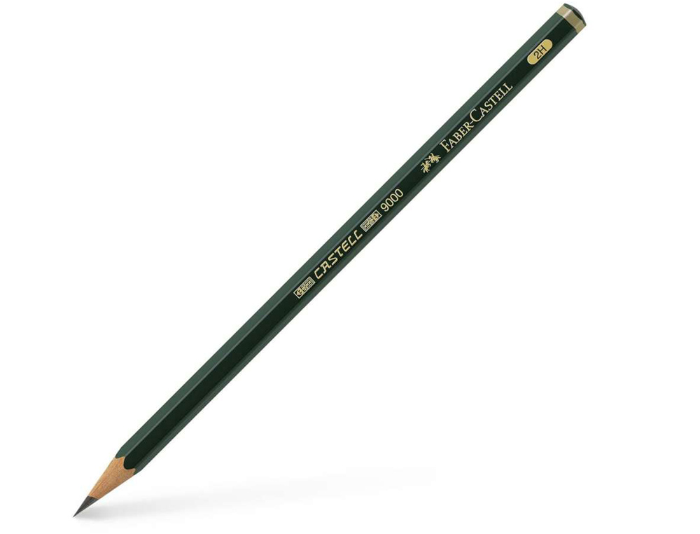 Lápis de Grafite Faber 9000 2H Unidade ( Imagem 2 de 2 ) - Preview