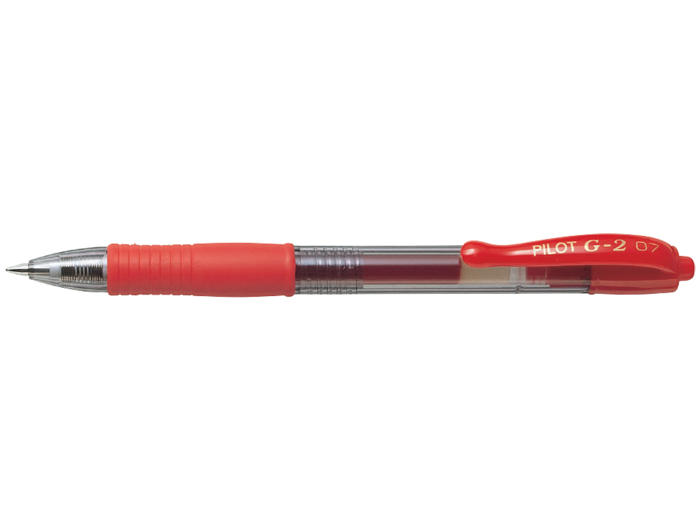 Esferográfica Pilot g-2 Vermelho, Tinta Gel, Retrátil, com Grip ( Imagem 2 de 2 ) - Preview