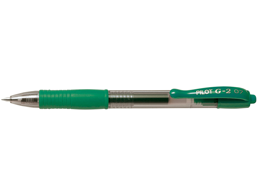 Esferográfica Pilot g-2 Verde, Tinta Gel - Retratil - C/Grip ( Imagem 2 de 2 ) - Preview