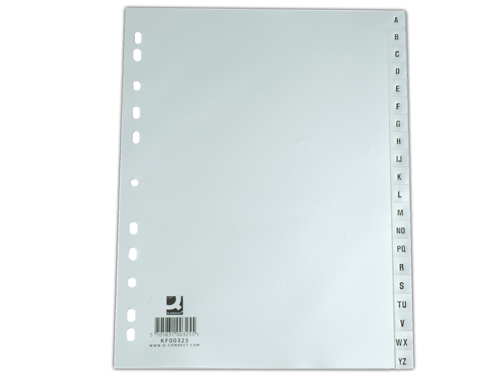 Separador q-connect alfabeticos a_z de plastico din a4 ( Imagem 4 de 8 ) - Preview
