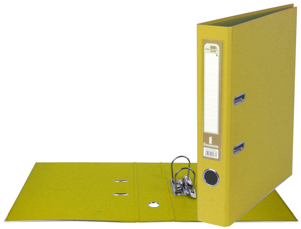 LIDERPAPEL - PASTA ARQ. 2 ARG. A4 AMARELO - AY03 ( Imagem 4 de 12 ) - Preview