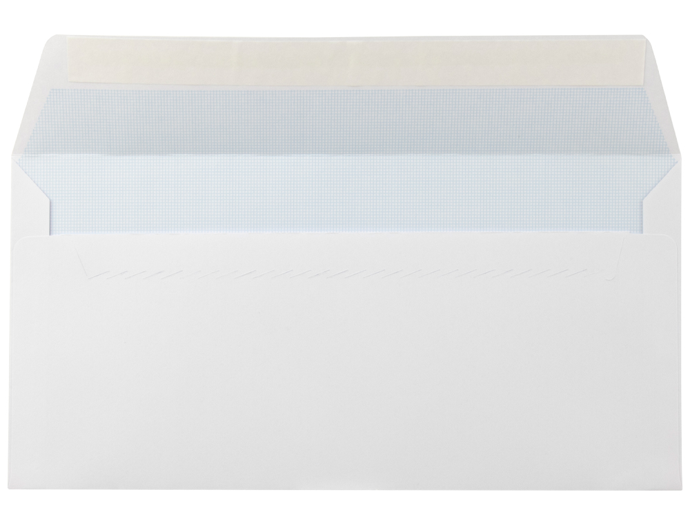 Envelope liderpapel americano branco 115x225 mm tira de silicone pack de 500 unidades ( Imagem 4 de 6 ) - Preview