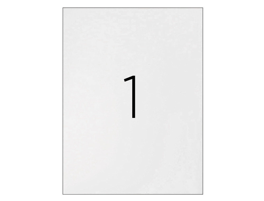 Etiquetas adesivas q-connect din a4 transparente para tinta caixa com 25 folhas ( Imagem 4 de 7 ) - Preview