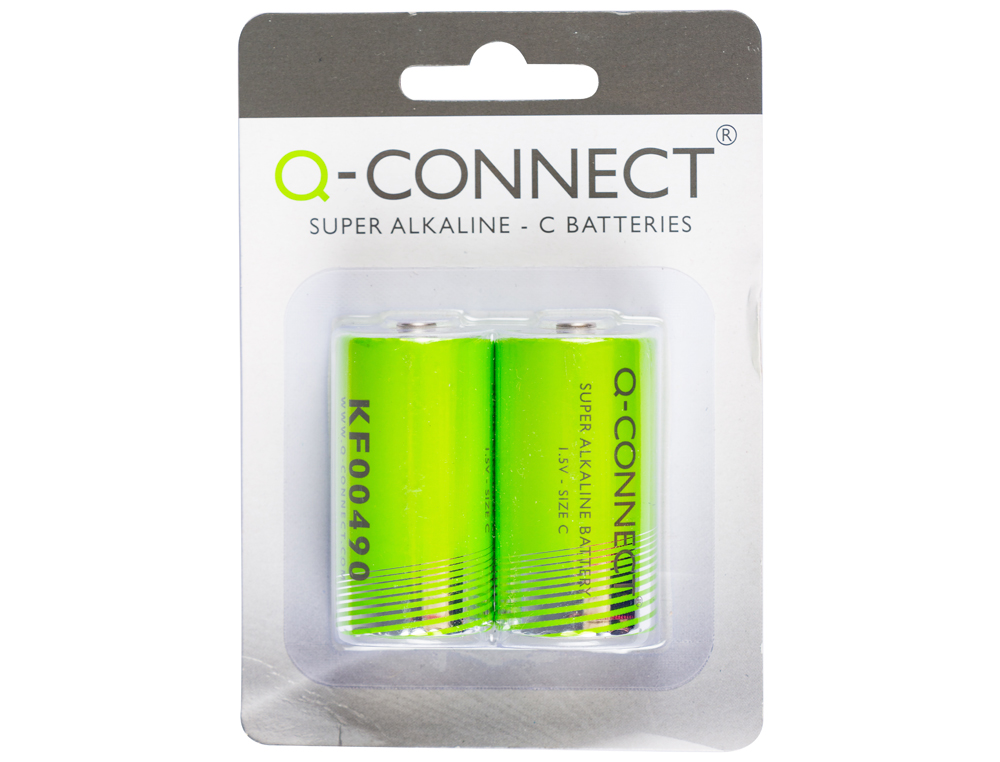 Pilha q-connect alcalina c blister com 2 unidades ( Imagem 4 de 12 ) - Preview