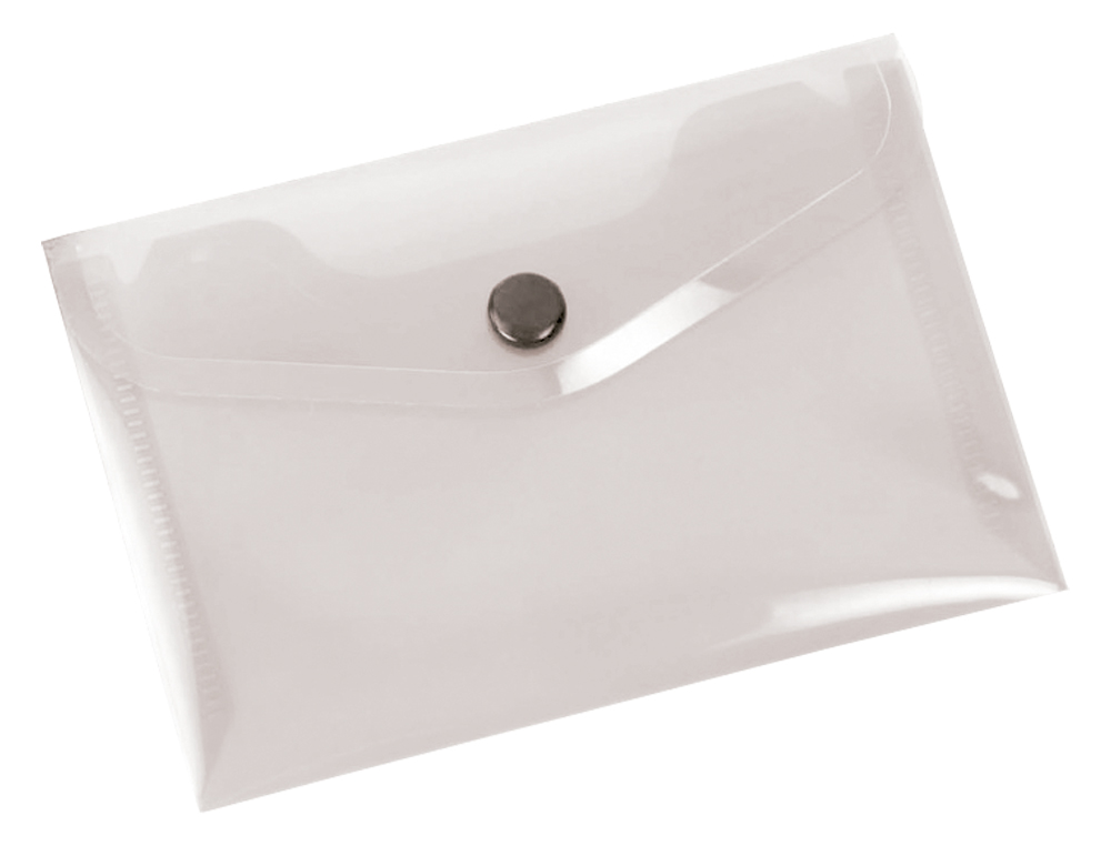 Bolsa porta documentos liderpapel com mola 114x95 mm transparente (12 unidades) ( Imagem 5 de 15 ) - Preview