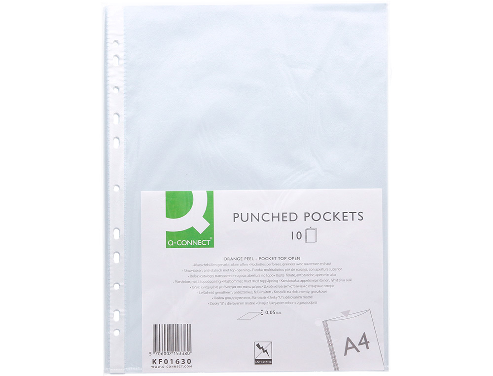 Bolsa catalogo q-connect din a4 50 microns bolsa de 10 unidades ( Imagem 5 de 6 ) - Preview