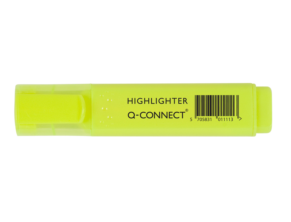 Marcador fluorescente q-connect de ponta biselada amarelo ( Imagem 4 de 8 ) - Preview