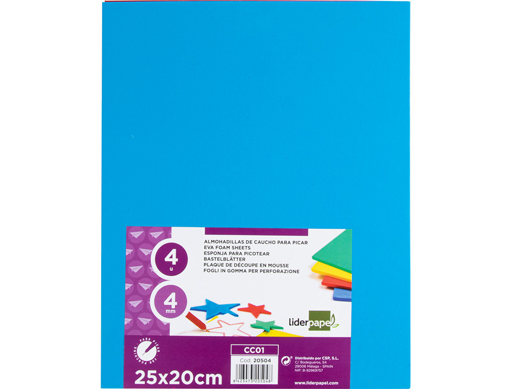 Goma eva musgami 25 x 20 cm bolsa 4 unidades ( Imagem 2 de 9 ) - Preview