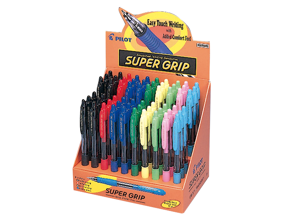 Esferografica pilot super grip expositor 60 unidades ( Imagem 2 de 5 ) - Preview