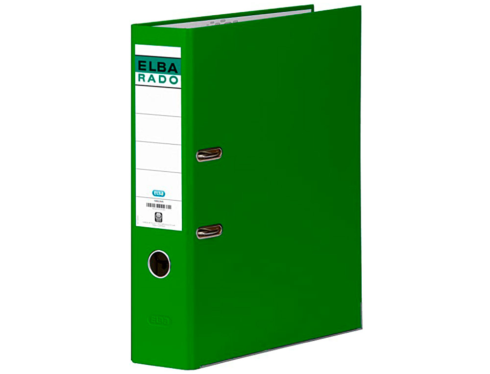 Elba folio file folder, 75 mm spine, green. ( Imagem 2 de 3 ) - Preview