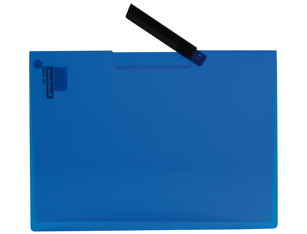 Bolsa Dossier Liderpapel Com Clip Lateral - Din A4 Azul - 30 folhas ( Imagem 2 de 2 ) - Preview