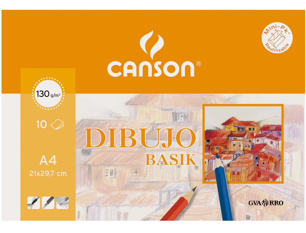 Papel de desenho basik din a4 sem esquadria em minipacks de 10 folhas ( Imagem 3 de 4 ) - Preview