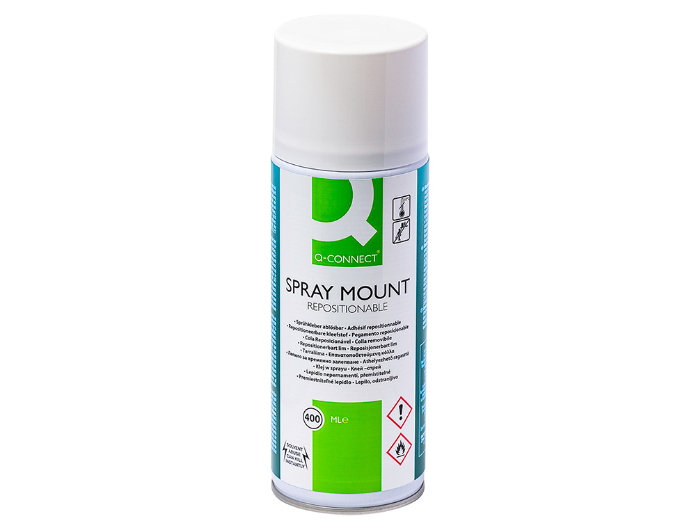 Cola spray adesiva q-connect pack de 400 ml ( Imagem 2 de 3 ) - Preview