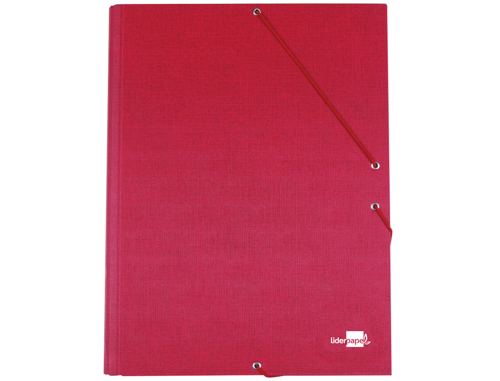 Pasta de elasticos liderpapel, paper coat, folio, vermelho ( Imagem 2 de 2 ) - Preview