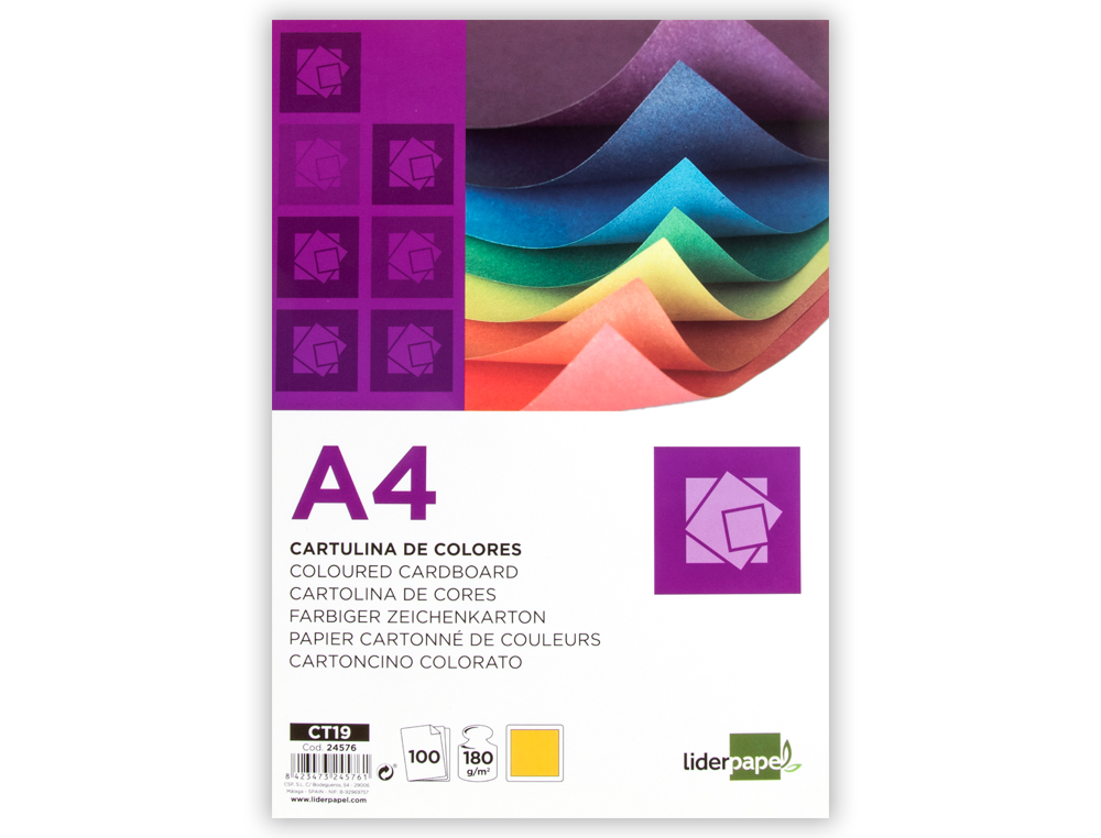 Cartolina liderpapel 180 gr 100 folhas din a4 ouro ( Imagem 4 de 20 ) - Preview