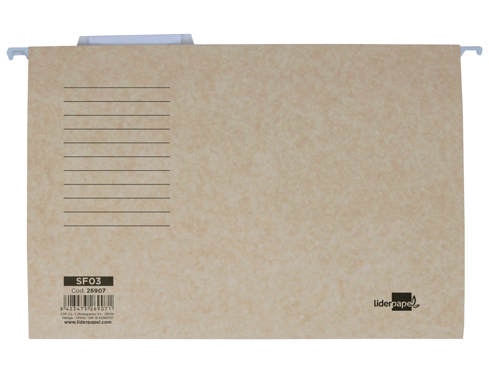 Capas de suspensao liderpapel folio prolongado (10 unidades) ( Imagem 5 de 14 ) - Preview
