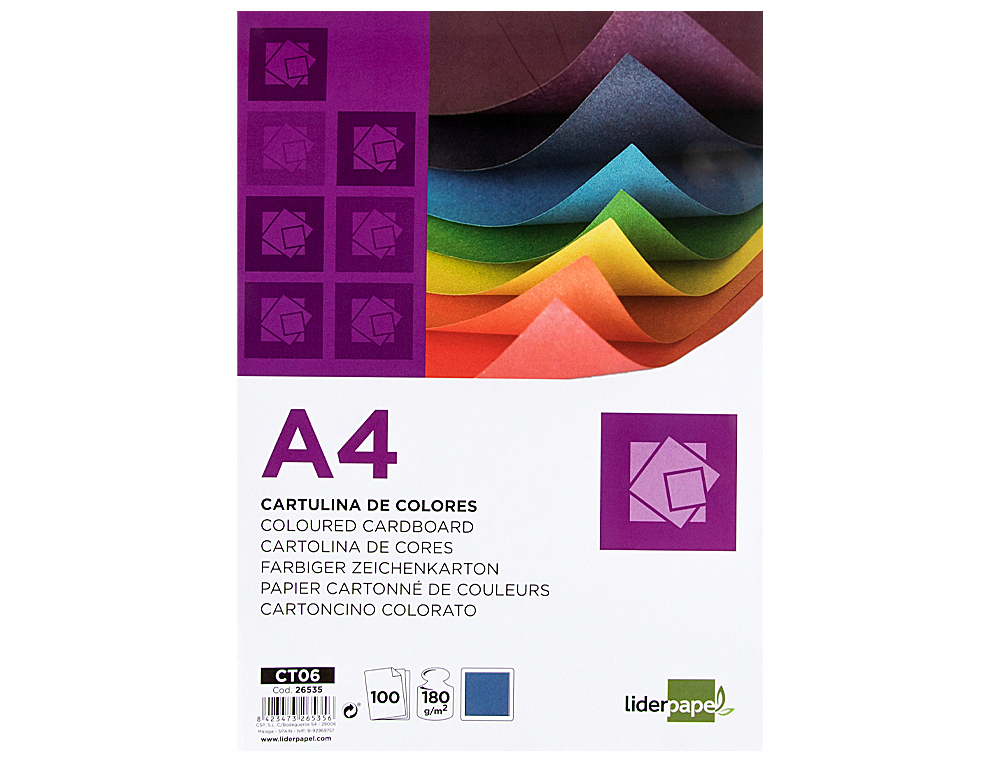 Cartolina liderpapel 180 gr 100 folhas din a4 azul marinho ( Imagem 4 de 20 ) - Preview