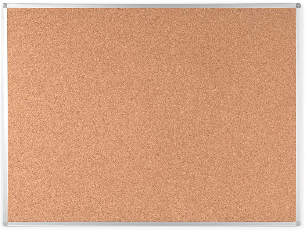 Quadro de cortica q-connect com caixilho em aluminio 1200 x 900 mm ( Imagem 2 de 8 ) - Preview