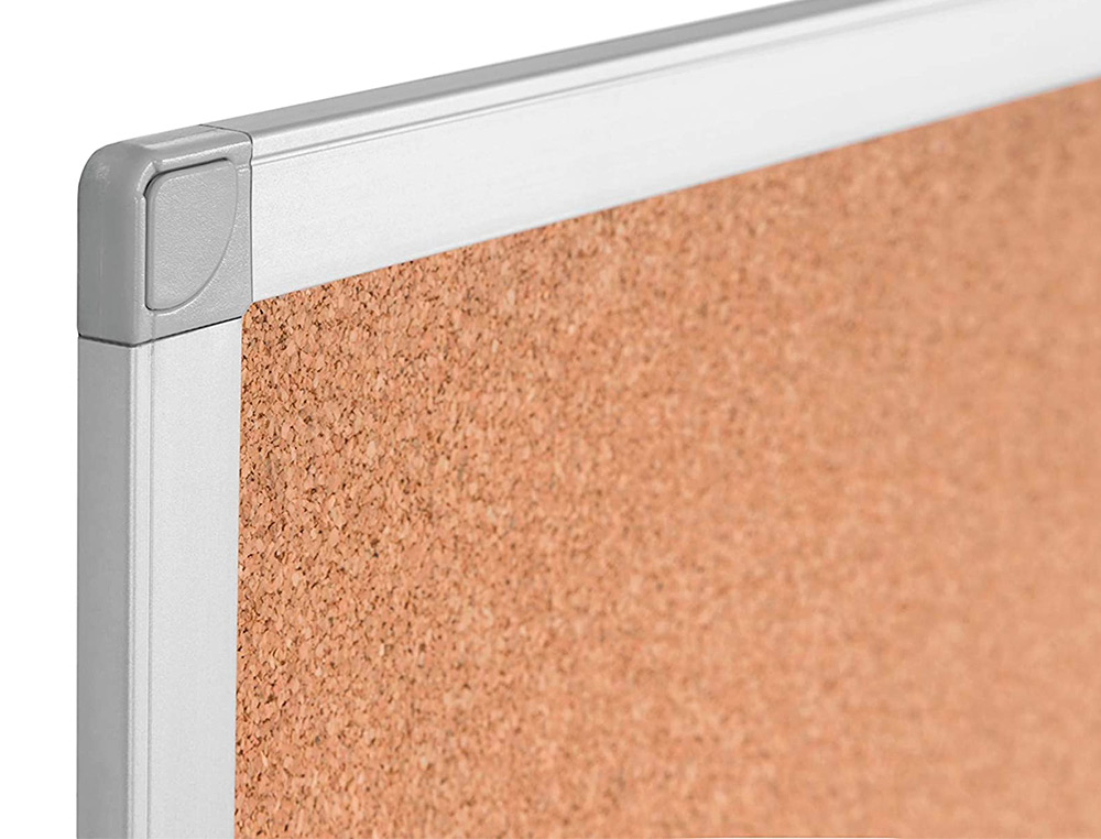 Quadro de cortica q-connect com caixilho em aluminio 1200 x 900 mm ( Imagem 4 de 8 ) - Preview