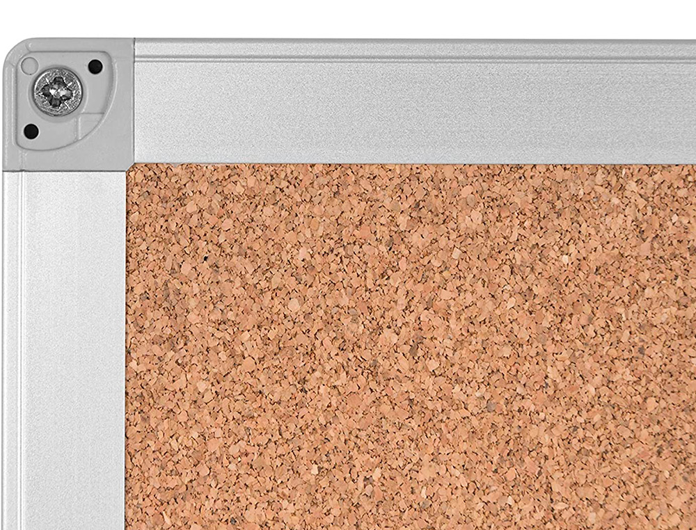 Quadro de cortica q-connect com caixilho em aluminio 1200 x 900 mm ( Imagem 5 de 8 ) - Preview