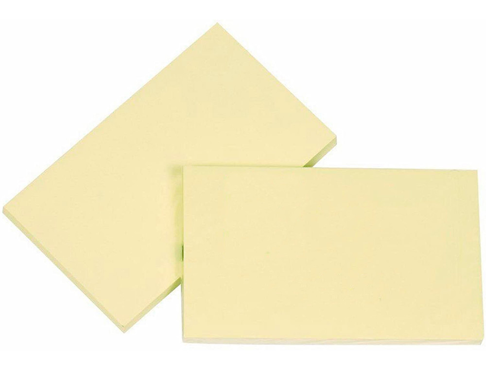 Bloco de notas adesivas q-connect amarelo 75 x 125 mm ( Imagem 4 de 5 ) - Preview