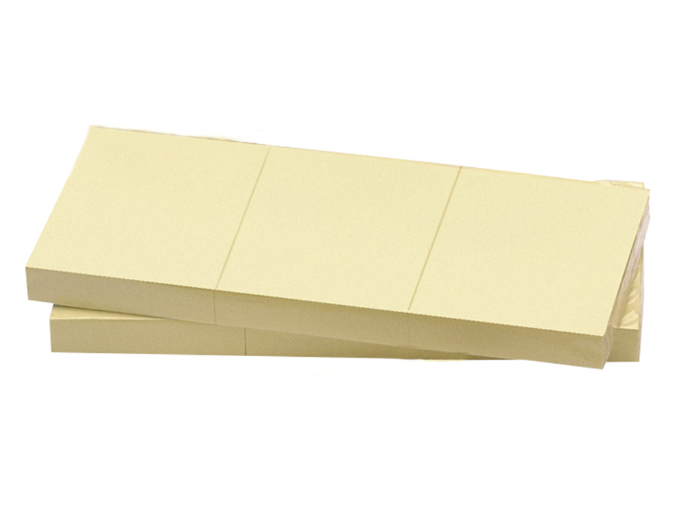 Bloco de notas adesivas q-connect amarelo 40 x 50 mm ( Imagem 3 de 5 ) - Preview