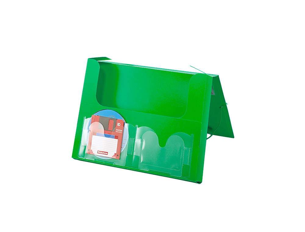 Pasta de Elásticos Liderpapel - Com Lombada Rígida - Din A4 2 - Bolsa Verde ( Imagem 5 de 14 ) - Preview