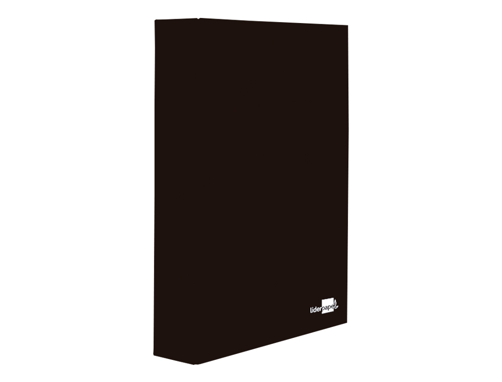 Capa liderpapel paper coat 4 aneis 25 mm forro pvc folio preto ( Imagem 5 de 15 ) - Preview