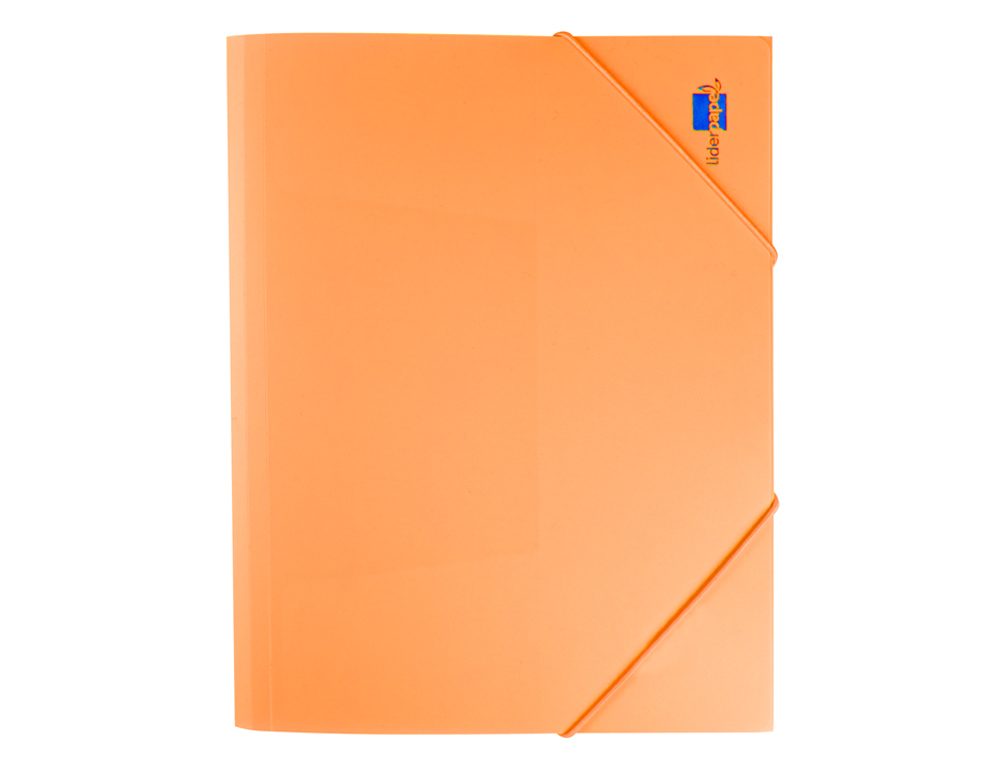 Pasta liderpapel com elasticos abas polipropileno din a4 laranja fluor opaco ( Imagem 3 de 10 ) - Preview