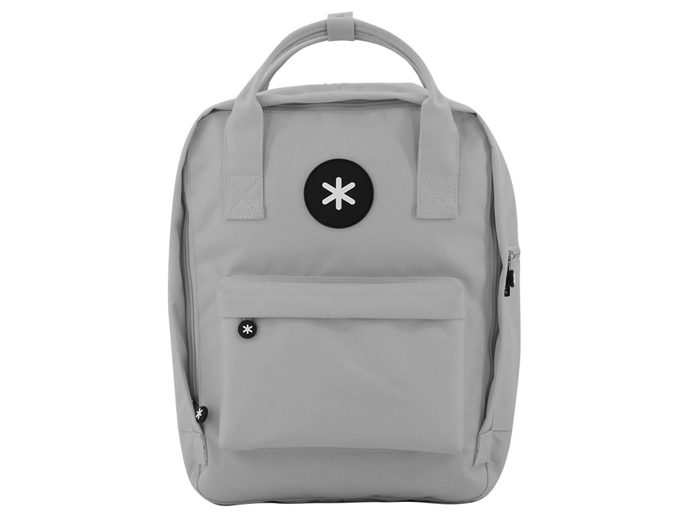 Mochila Escolar Antartik Cinza com Bolso Exterior - 270x120x380 cm ( Imagem 4 de 16 ) - Preview