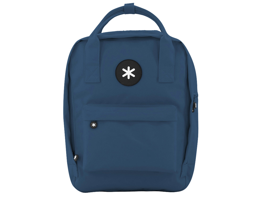 Mochila Escolar Antartik Azul Marinho com Bolso Exterior - 270x120x380 cm ( Imagem 4 de 16 ) - Preview