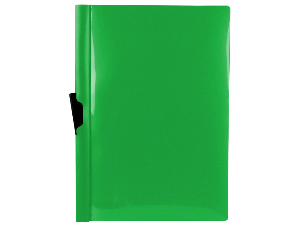 Bolsa dossier liderpapel com clip lateral din a4 verde translucido 60 folhas ( Imagem 3 de 7 ) - Preview