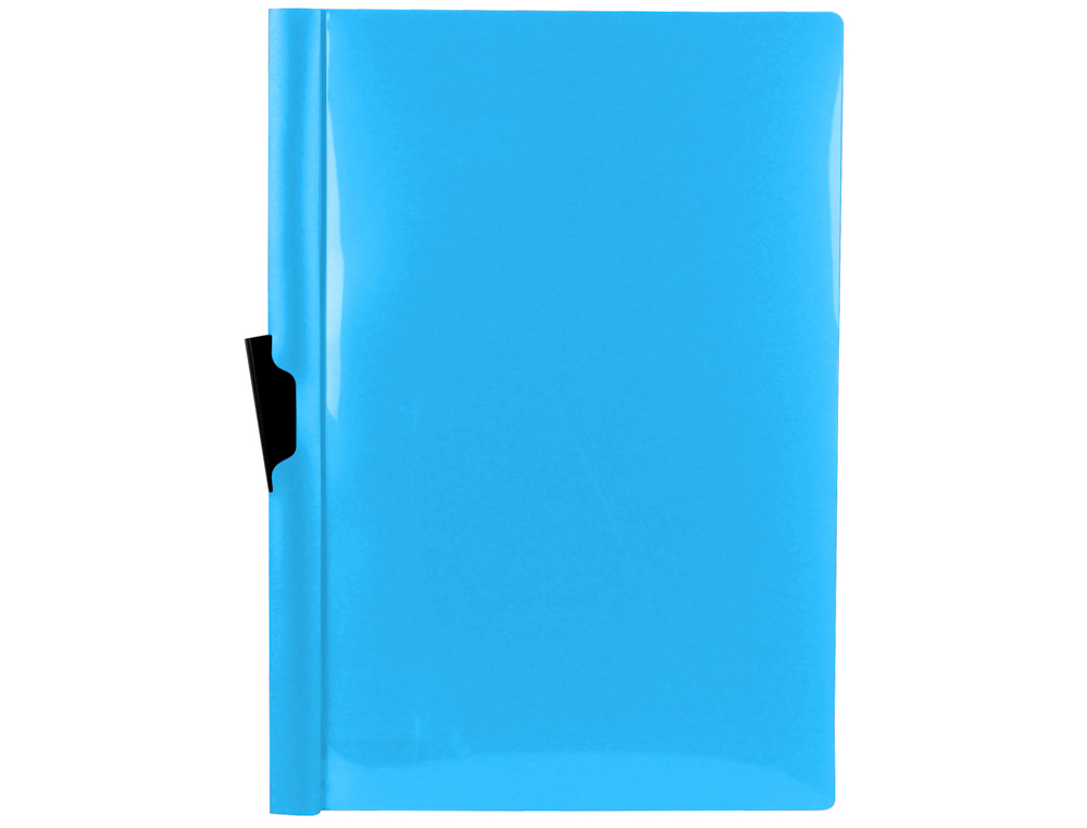 Bolsa dossier liderpapel com clip lateral din a4 celeste opaco 30 folhas ( Imagem 4 de 7 ) - Preview