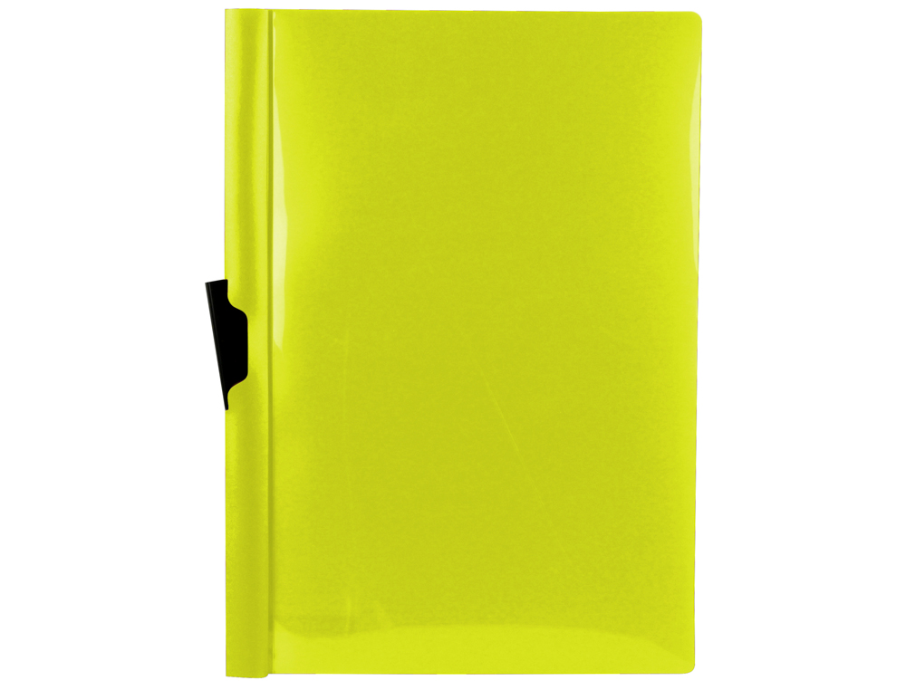 Bolsa dossier liderpapel com clip lateral din a4 amarelo fluor opaco 30 folhas ( Imagem 5 de 11 ) - Preview