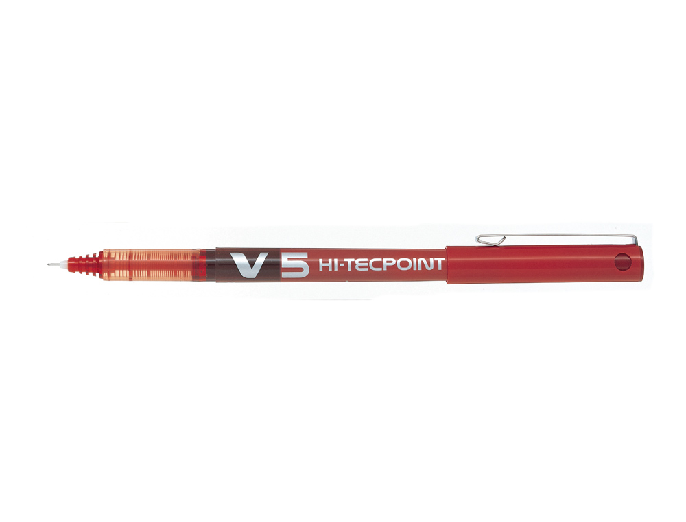 Marcador pilot ponta fina v-5 vermelho 0.5 mm ( Imagem 2 de 2 ) - Preview
