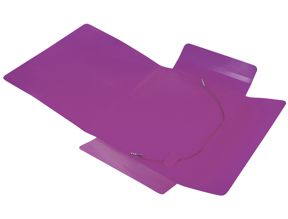 Pasta de elasticos em polipropileno liderpapel din a5 violeta ( Imagem 2 de 2 ) - Preview