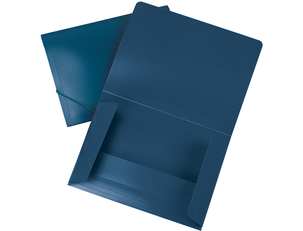 Pasta de elasticos em polipropileno liderpapel din a5 azul ( Imagem 2 de 2 ) - Preview