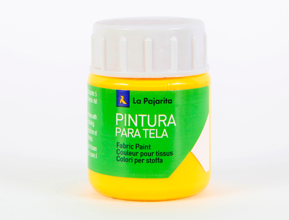 Tinta para tela la pajarita 20 ml amarelo real ( Imagem 2 de 6 ) - Preview