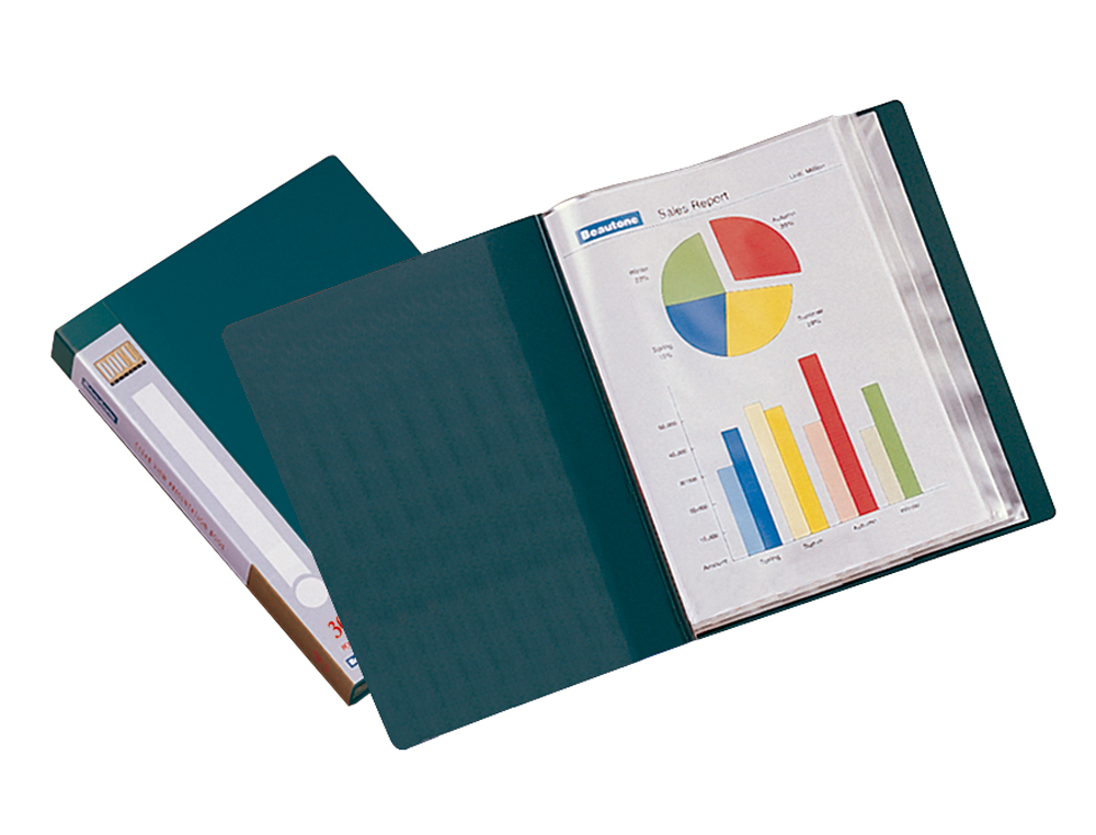 Capa catalogo liderpapel 60 bolsas din a4 verde ( Imagem 2 de 3 ) - Preview